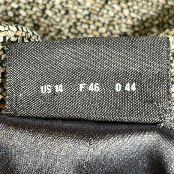 Akris Silk Textured Print Zip Front Blazer Size 14 US 46 FR - Picture 6 of 12